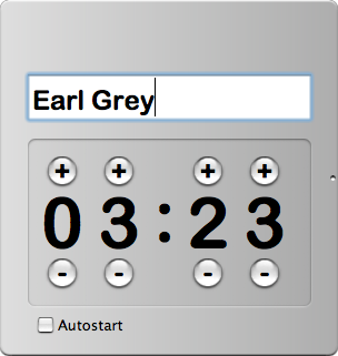 The TTimer Preferences Details Drawer